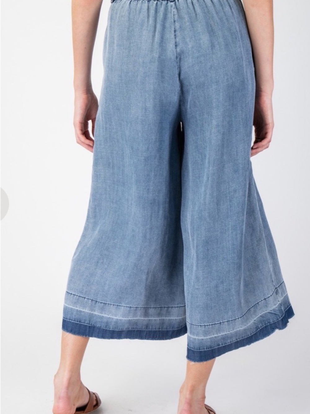 Ee:some Mineral Washed Wide Leg Pants Women’s Medium - Picture 4 of 11